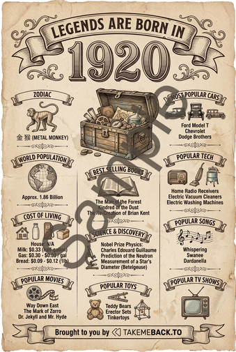 Year 1920 poster preview