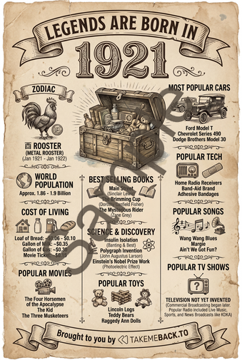 Year 1921 poster preview