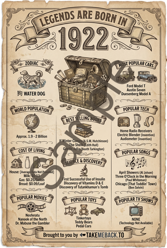 Year 1922 poster preview