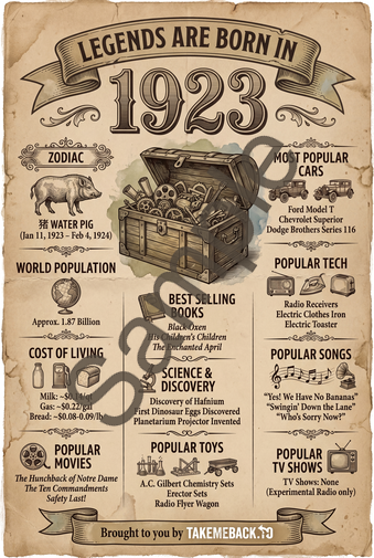 Year 1923 poster preview