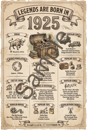 Year 1925 poster preview