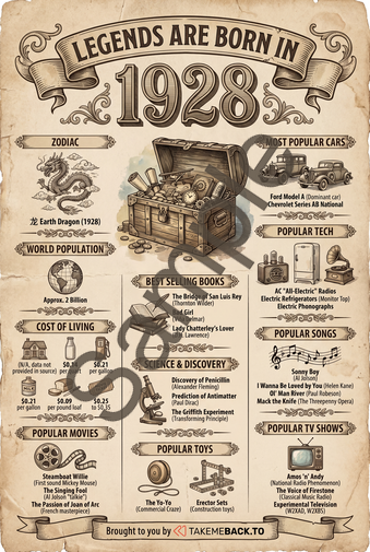 Year 1928 poster preview