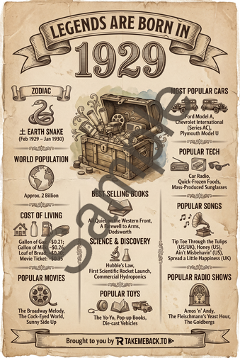 Year 1929 poster preview