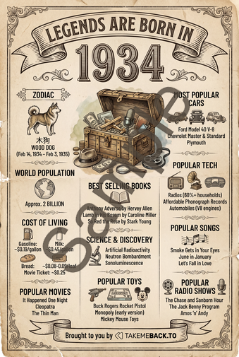 Year 1934 poster preview