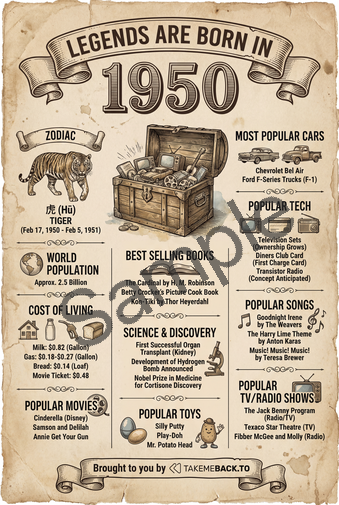 Year 1950 poster preview