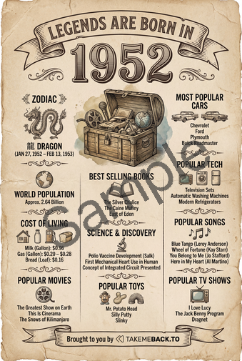 Year 1952 poster preview