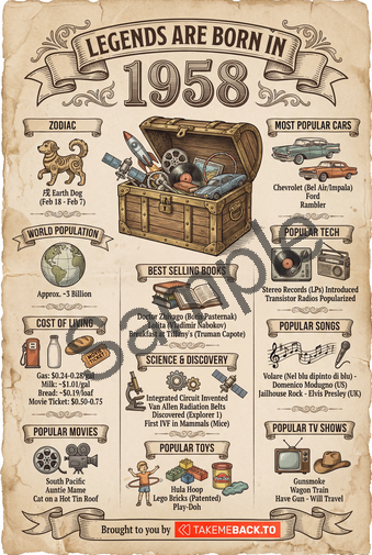 Year 1958 poster preview