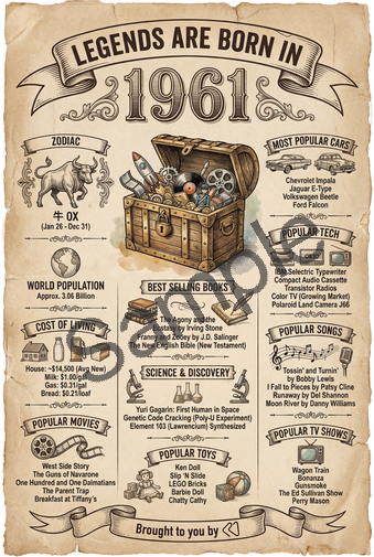 Year 1961 poster preview
