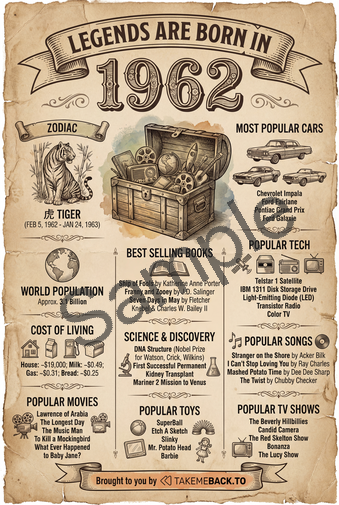 Year 1962 poster preview