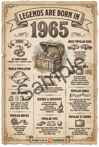 Year 1965 poster preview
