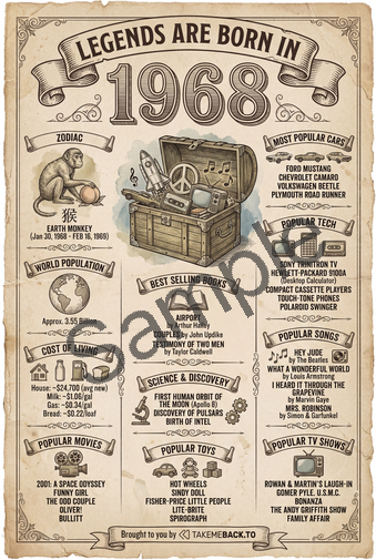 Year 1968 poster preview