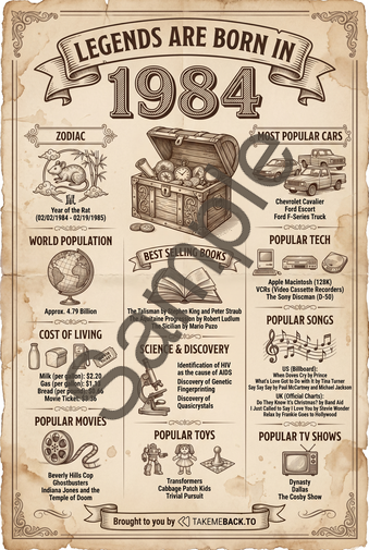 Year 1984 poster preview