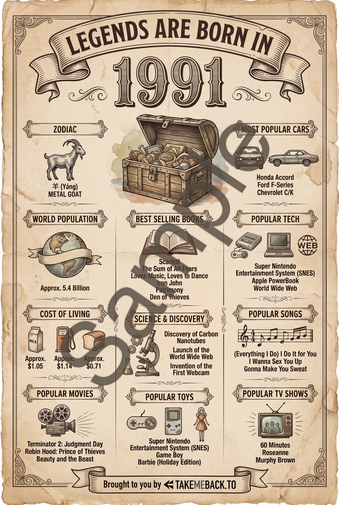 Year 1991 poster preview