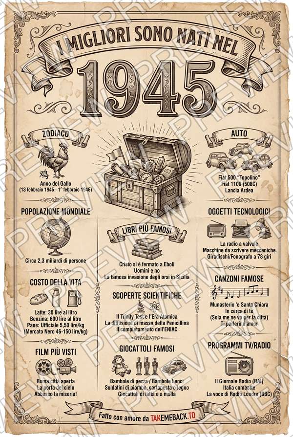 Anteprima del poster dell'anno 1945