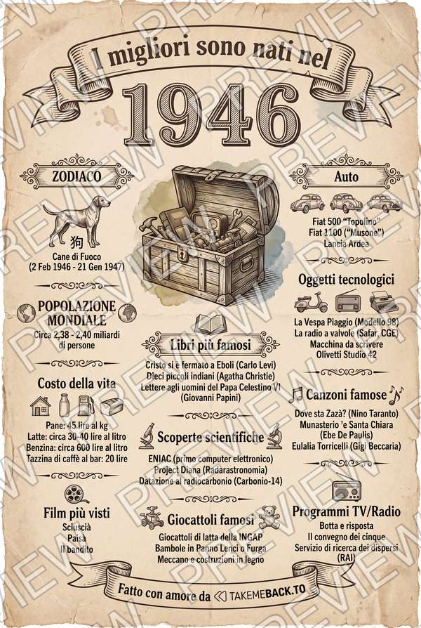 Anteprima del poster dell'anno 1946