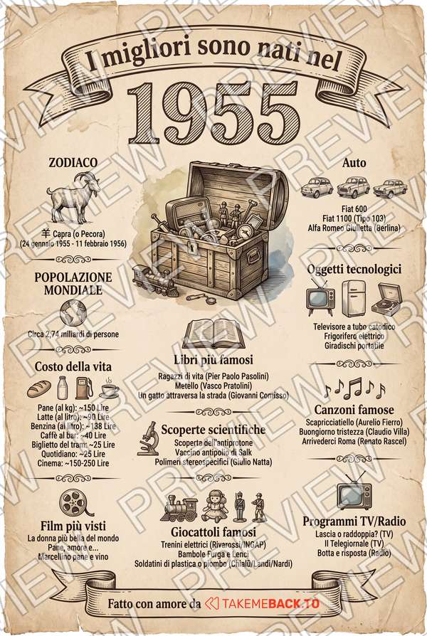 Anteprima del poster dell'anno 1955