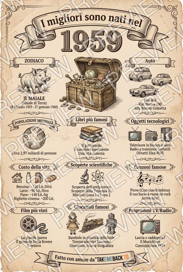Anteprima del poster dell'anno 1959