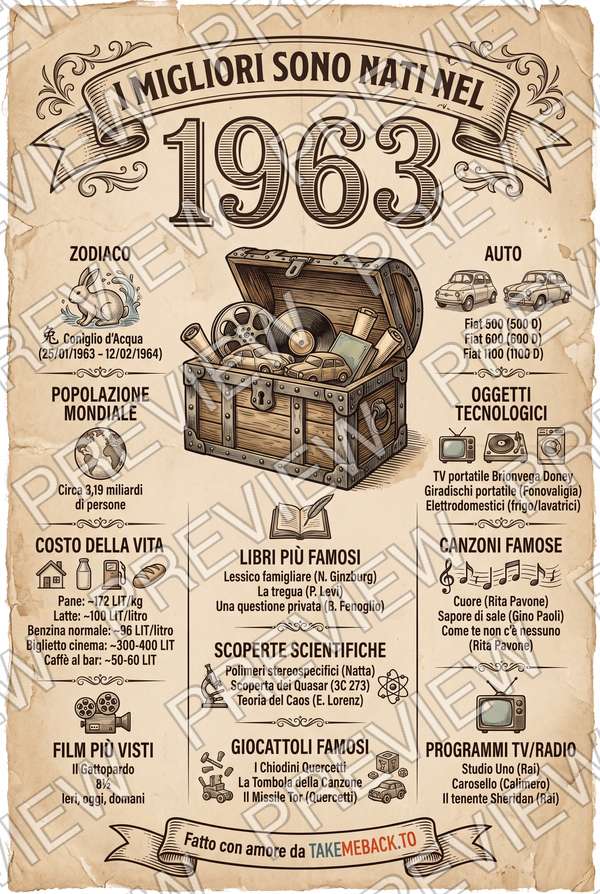 Anteprima del poster dell'anno 1963