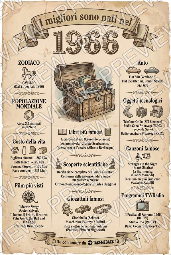 Anteprima del poster dell'anno 1966