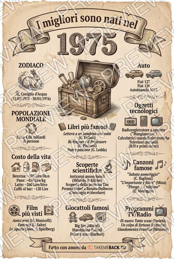 Anteprima del poster dell'anno 1975
