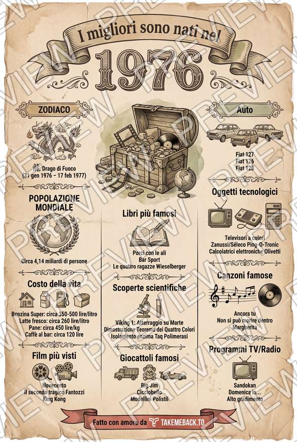 Anteprima del poster dell'anno 1976