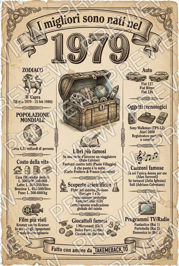 Anteprima del poster dell'anno 1979