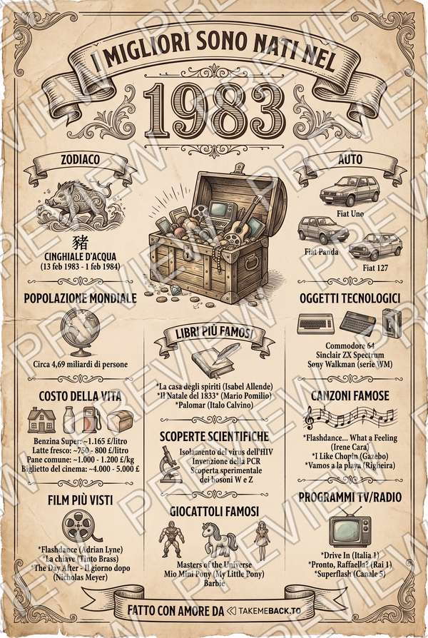 Anteprima del poster dell'anno 1983