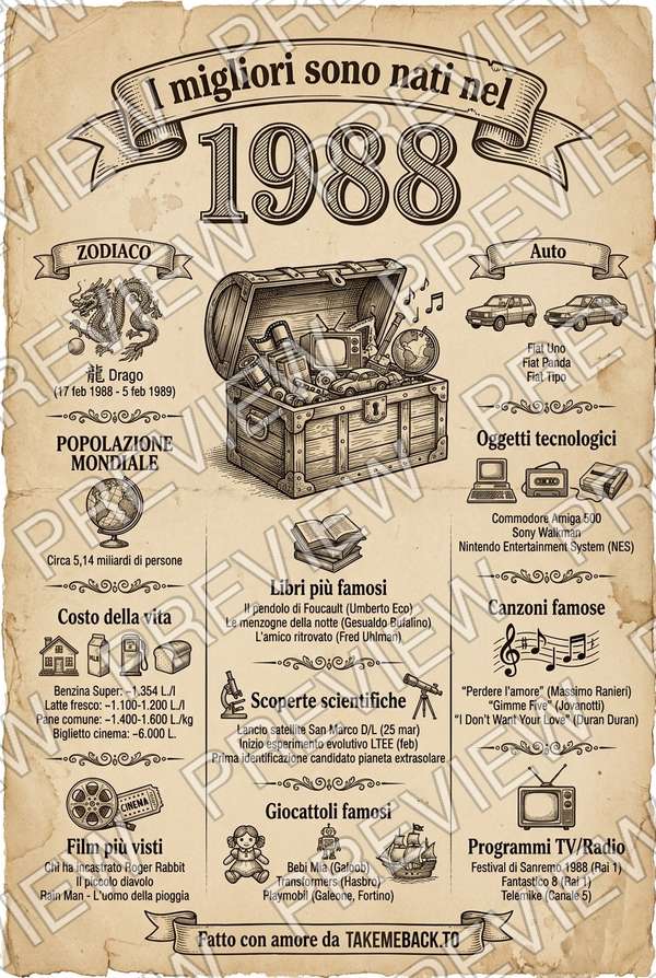 Anteprima del poster dell'anno 1988