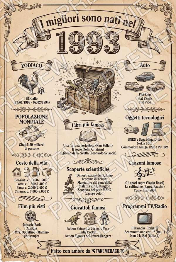 Anteprima del poster dell'anno 1993