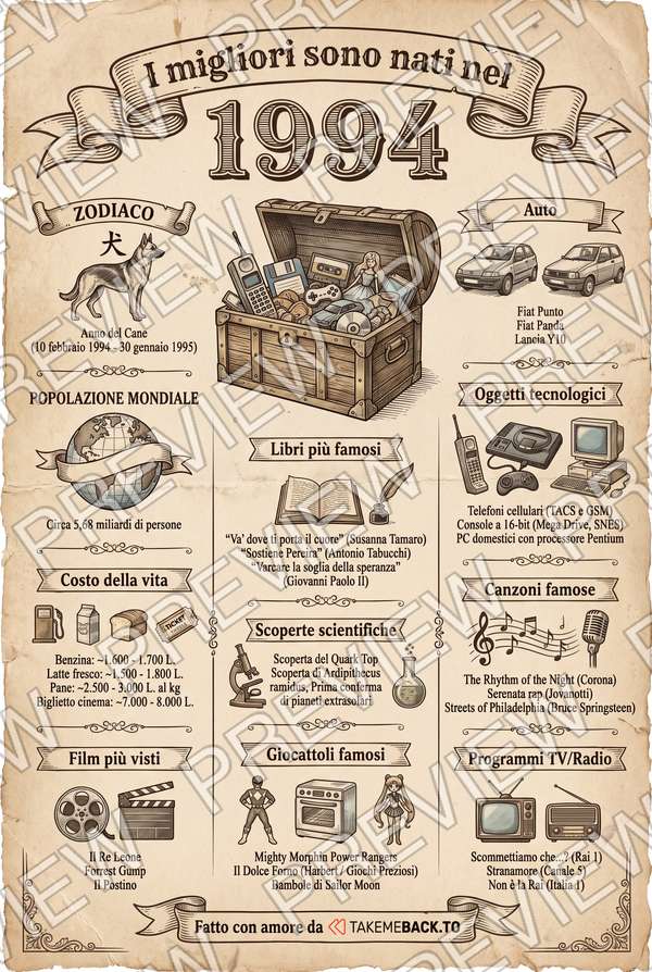 Anteprima del poster dell'anno 1994