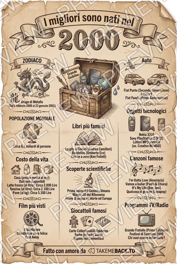 Anteprima del poster dell'anno 2000