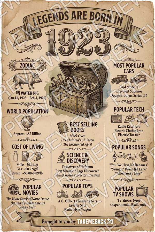Year 1923 poster preview