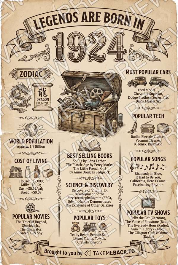 Year 1924 poster preview