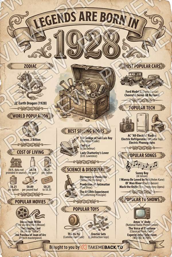 Year 1928 poster preview