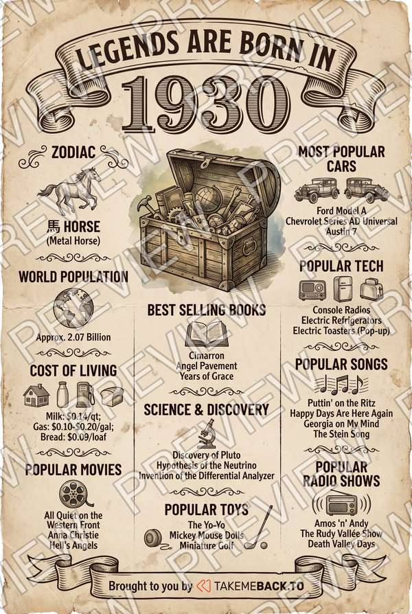 Year 1930 poster preview