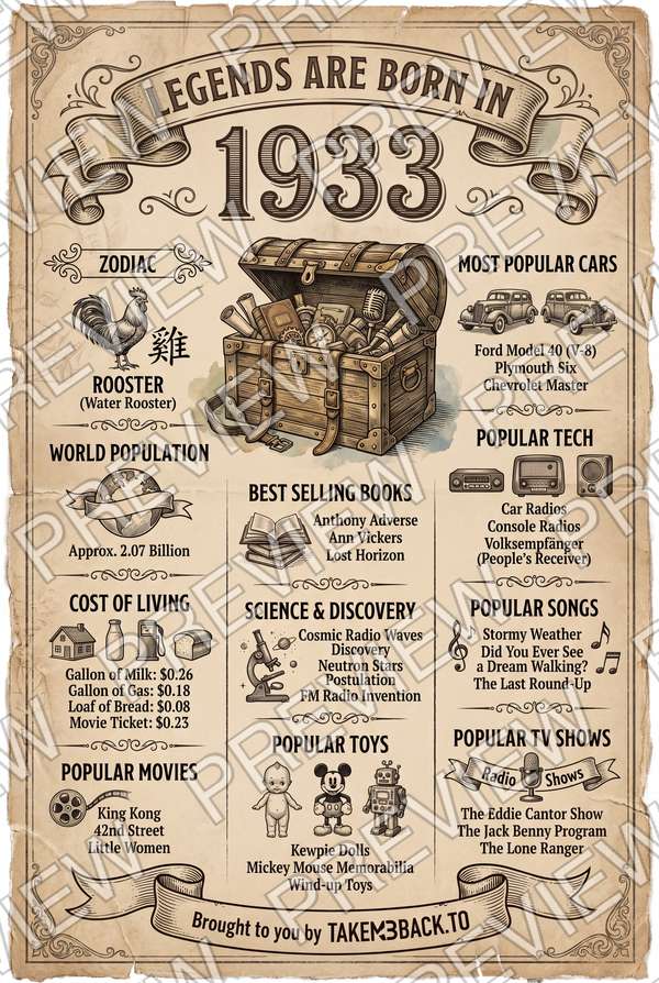 Year 1933 poster preview