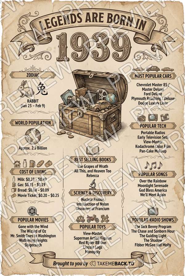 Year 1939 poster preview