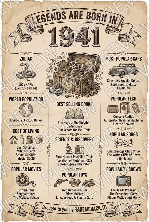 Year 1941 poster preview