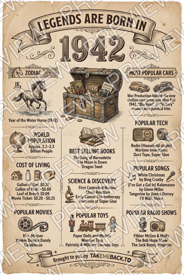 Year 1942 poster preview
