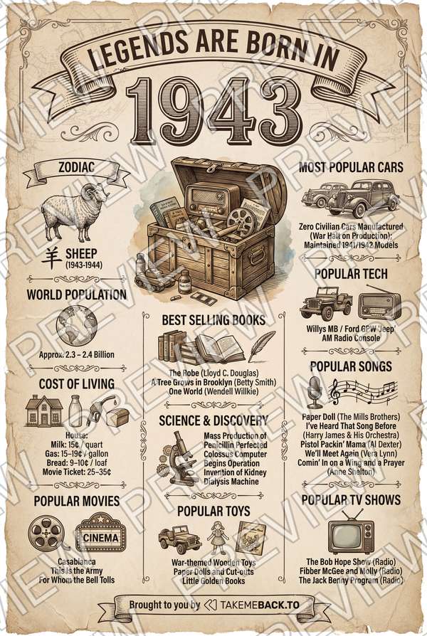 Year 1943 poster preview