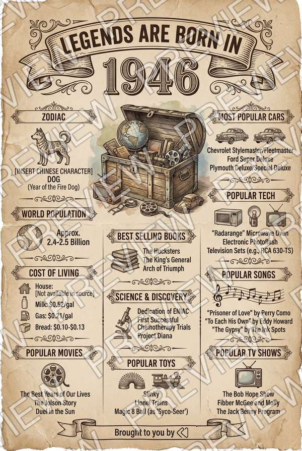 Year 1946 poster preview