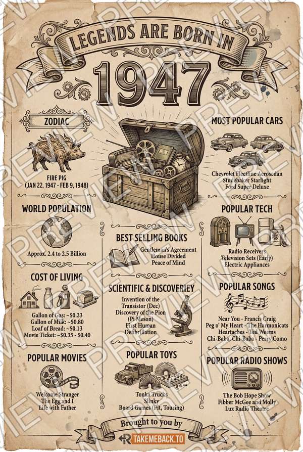 Year 1947 poster preview