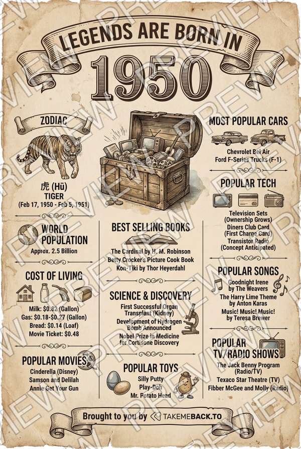 Year 1950 poster preview