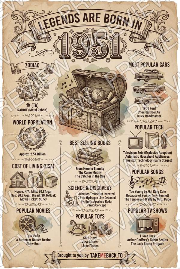 Year 1951 poster preview