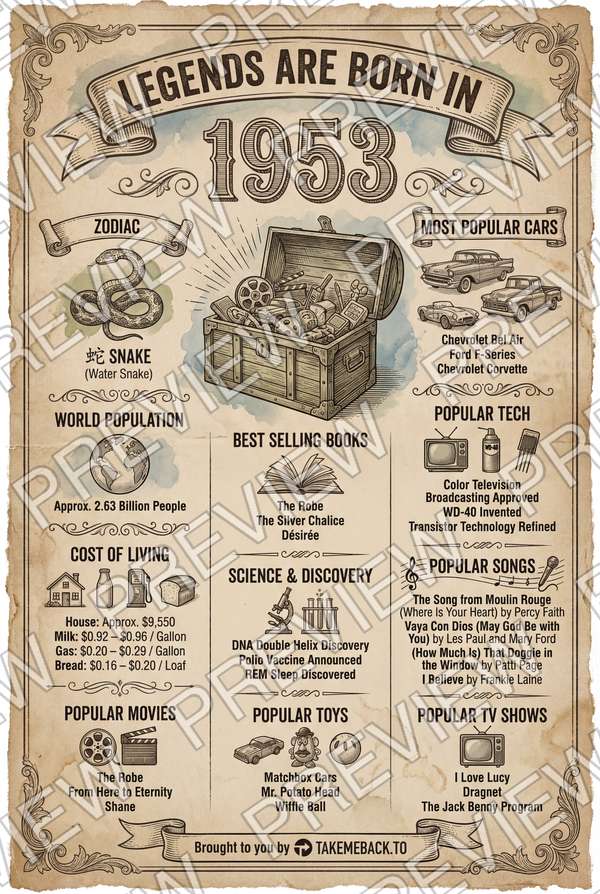 Year 1953 poster preview