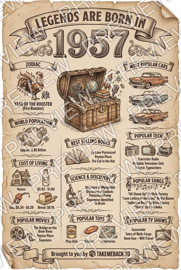 Year 1957 poster preview