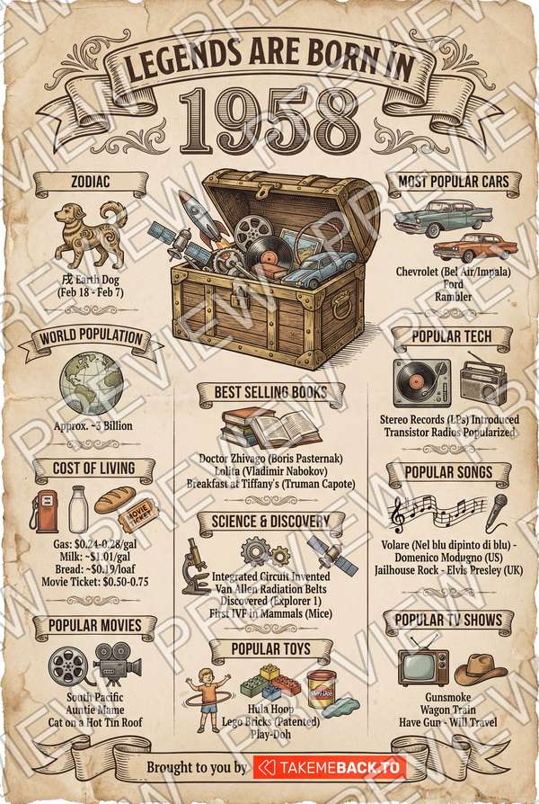 Year 1958 poster preview