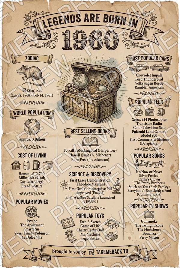 Year 1960 poster preview