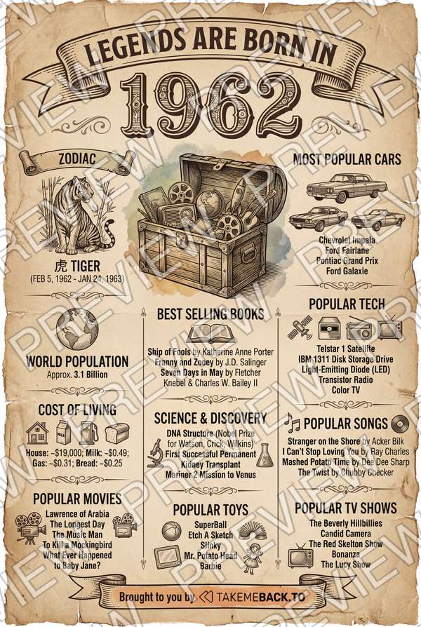 Year 1962 poster preview