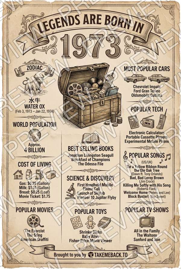 Year 1973 poster preview